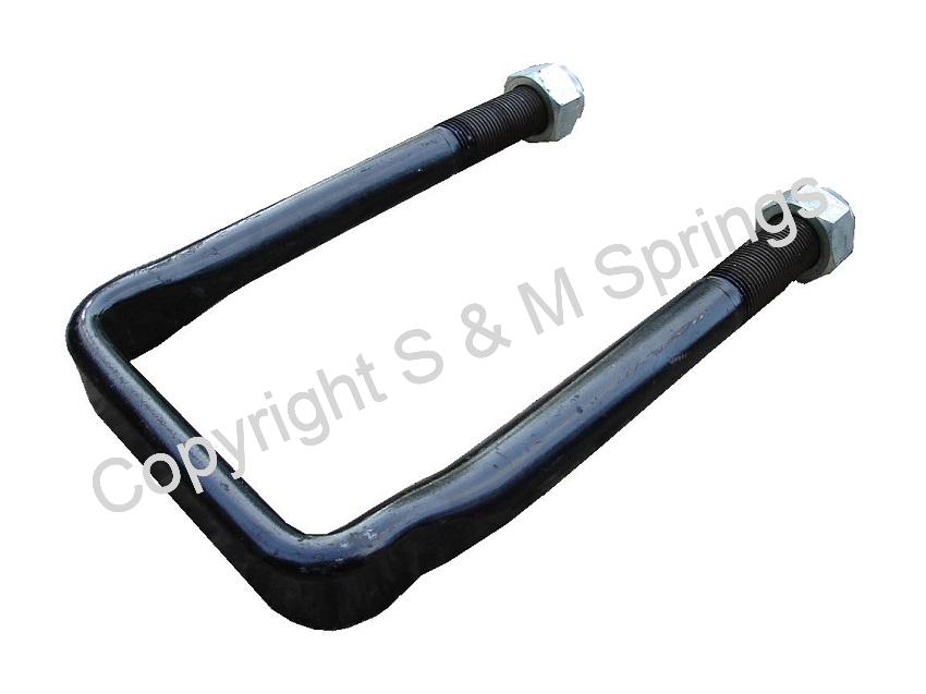 Agricultural Drawbar Trailer U-Bolts for 11-13 Leaf Springs - S & M Springs