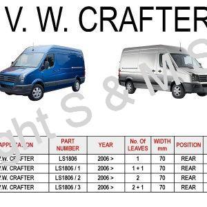 V.W. Crafter Rear Leaf-Springs
