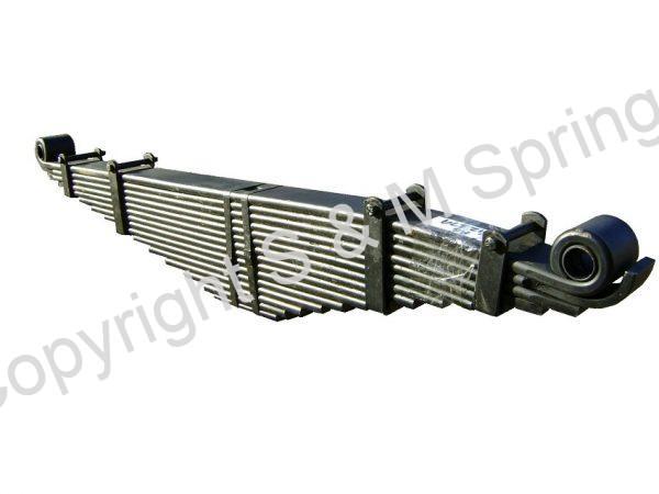 812379 DENNIS Elite Spring Rear 14 Leaf Overslung