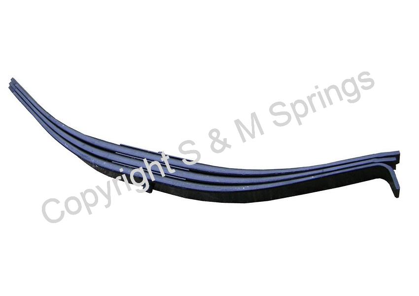WSM68230021 Agricultural Trailer Spring 3 Leaf (Hook One End) 75mm Wide – SM3LSpring