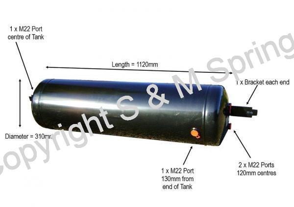 1193014 SCHMITZ Air Reservoir-Tank dimensions