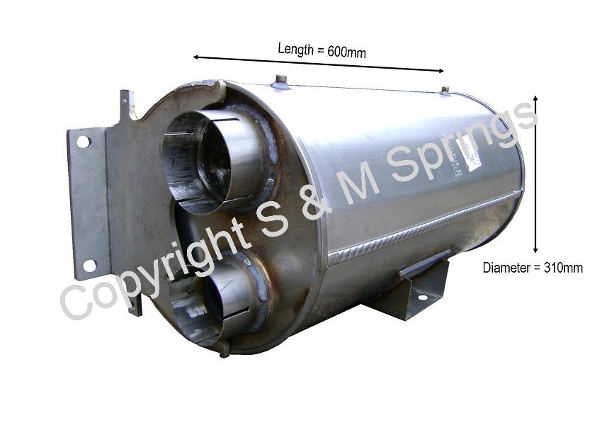81151010437 MAN SCR Silencer CAT dimensions