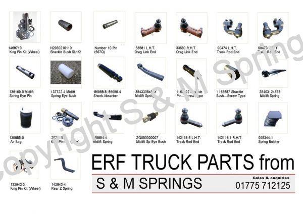 ERF Truck Parts Spares