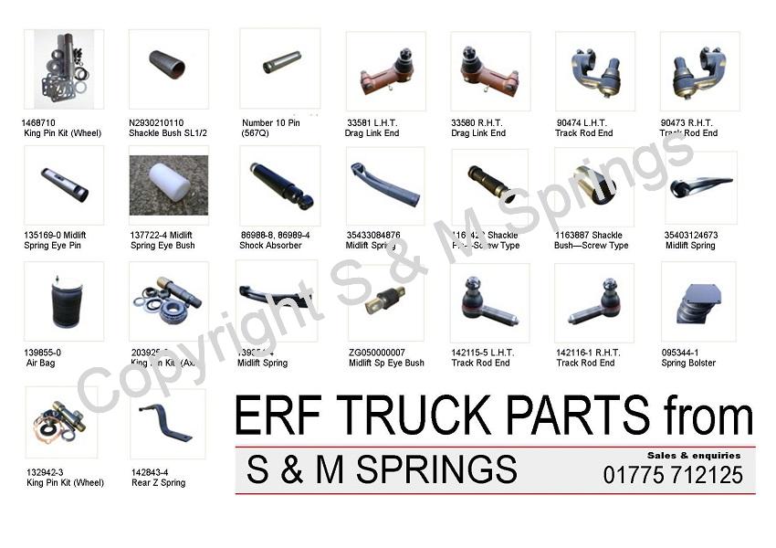 ERF Truck Parts ERF Truck Spares