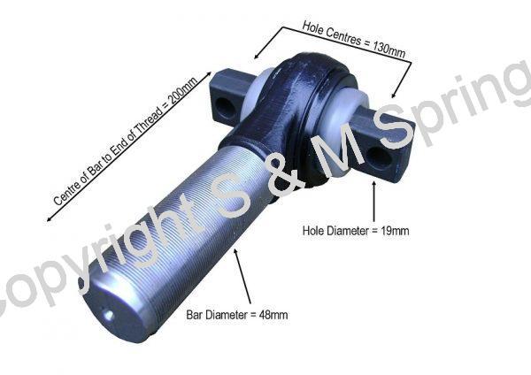 570816008 LIEBHERR Torque Rod End R.H.T. dimensions