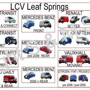 S & M Springs LCV Leaf Springs Rear