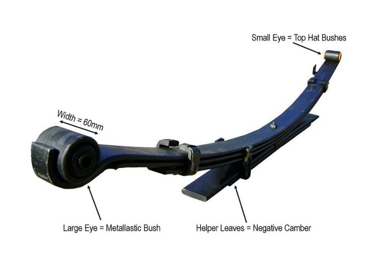 Toyota Hilux 2016 GUN125 Leaf Springs Rear S & M Springs