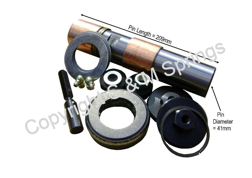 24240049 OPTARE Solo King Pin Kit Full Air dimensions