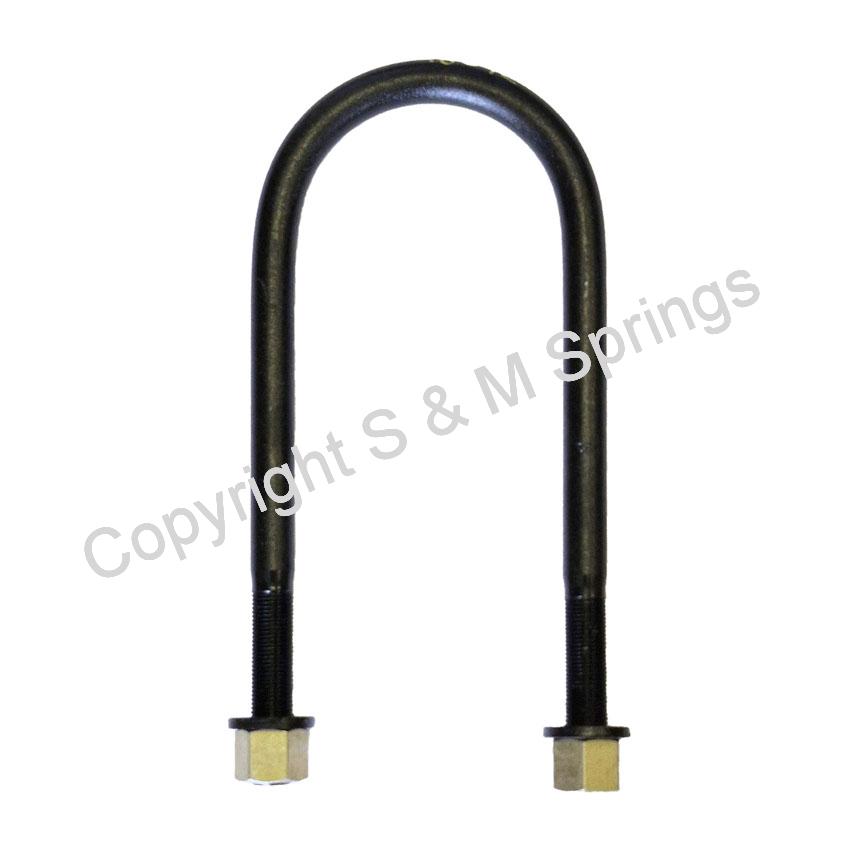 WSM68230021 Agricultural Trailer Spring 3 Leaf (Hook One End) 75mm Wide - SM3LSpring - Image 3
